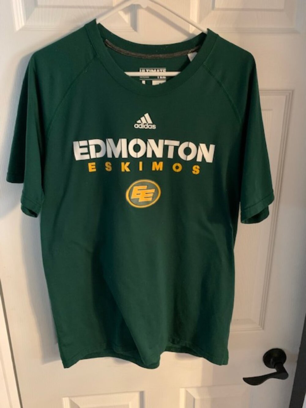 EDMONTON ESKIMOES FOOTBALL TEE- (LARGE) - Picture 2 of 4
